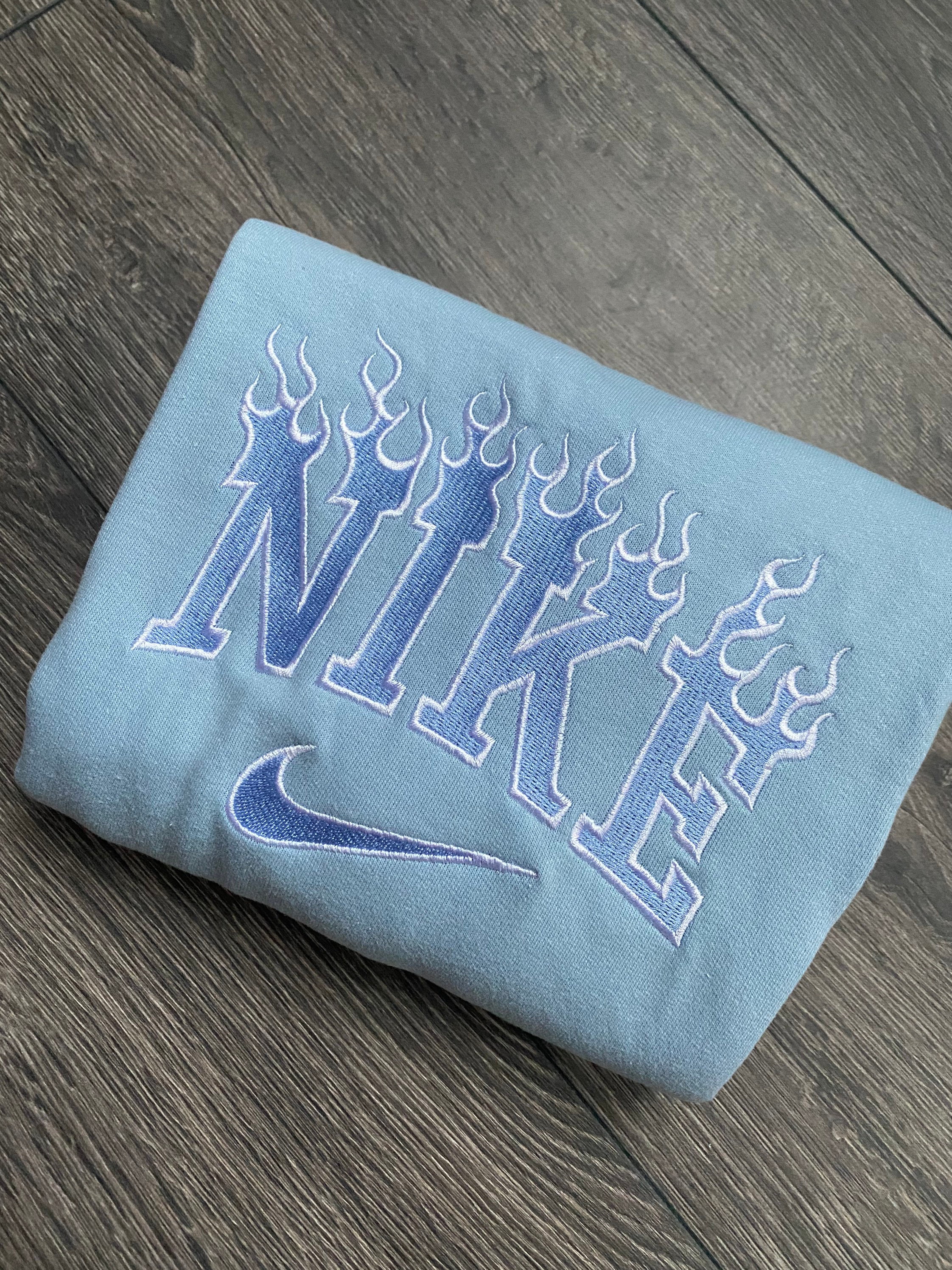 sweatshirt with flames