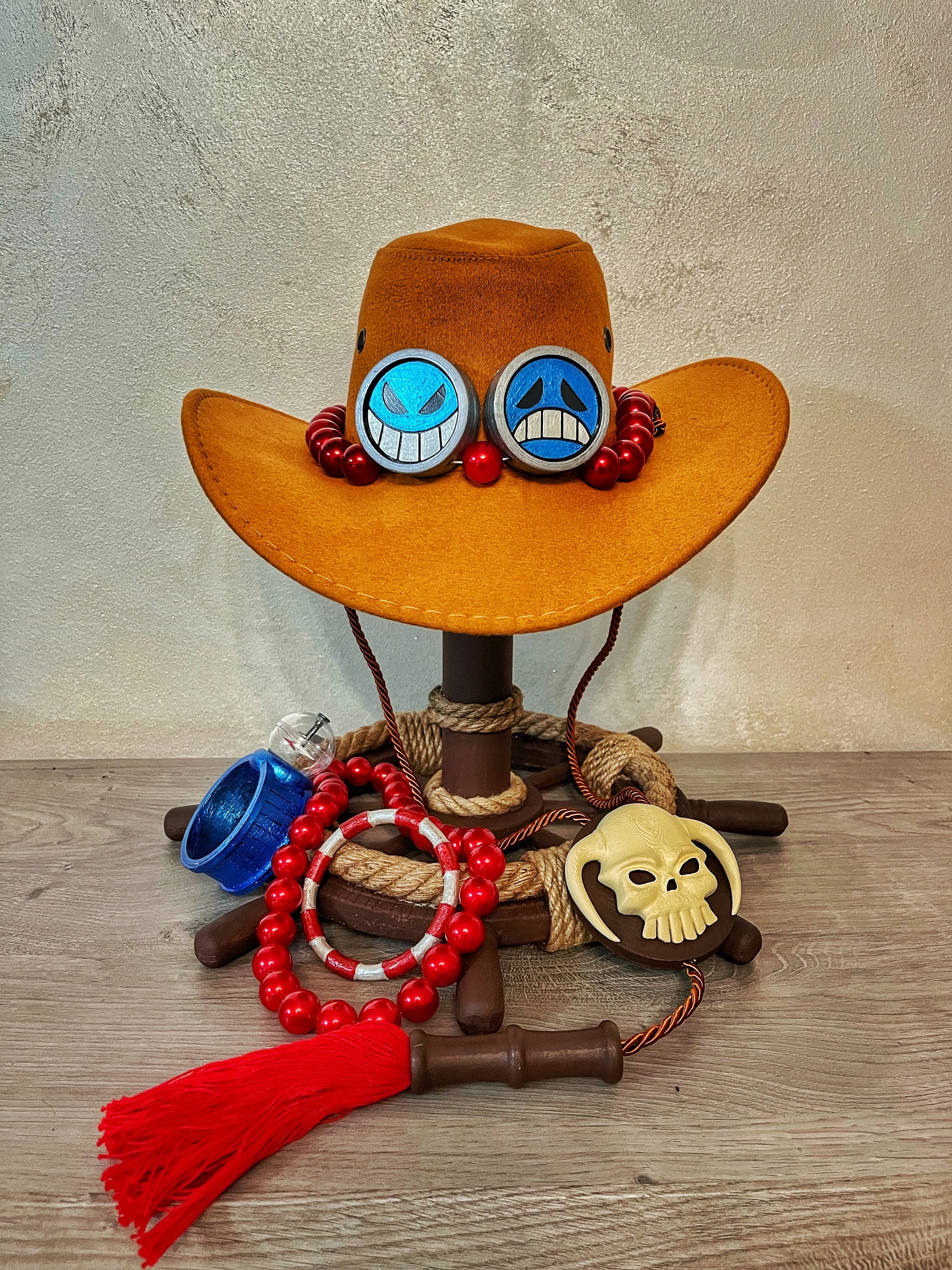 Chapéu do Portgas D. Ace - DIY One Piece.