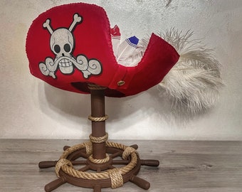 One Piece Gol D. Roger Hat - Custom Cosplay (HandMade) Limited Series