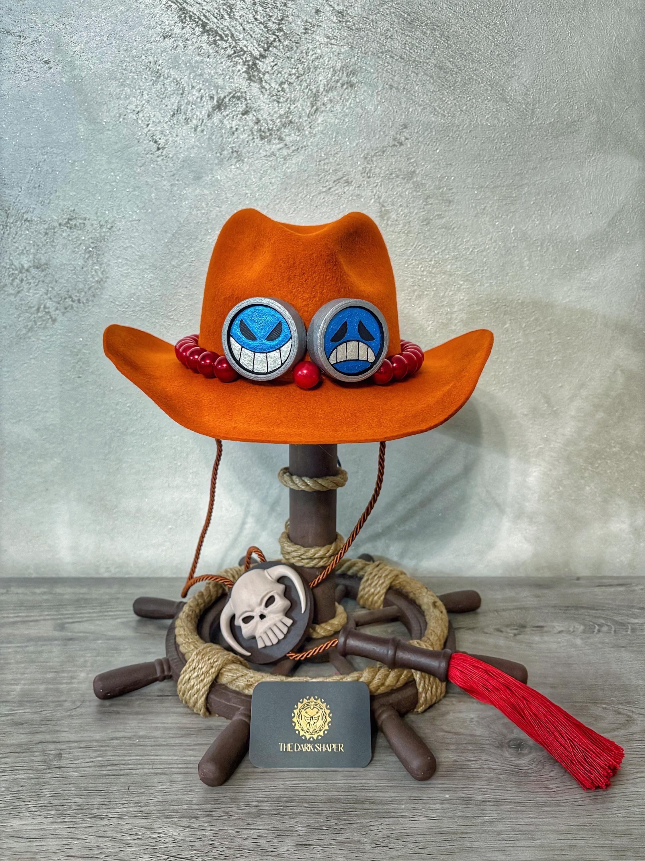 火拳のエース　バンダイ　帽子 ワンピース ポートガス・D・エース 帽子 - カスタムコスプレ