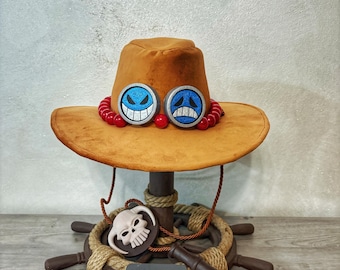 One Piece Portgas D. Ace Hat - Custom Cosplay (HandMade) Limited Series