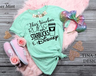Starbucks and Disney Shirtdisney | Etsy 