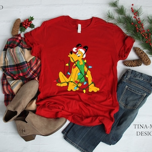 Pluto Disney Christmas Shirt\\Disney Christmas Shirt\\Christmas Shirt\\Unisex Shirt