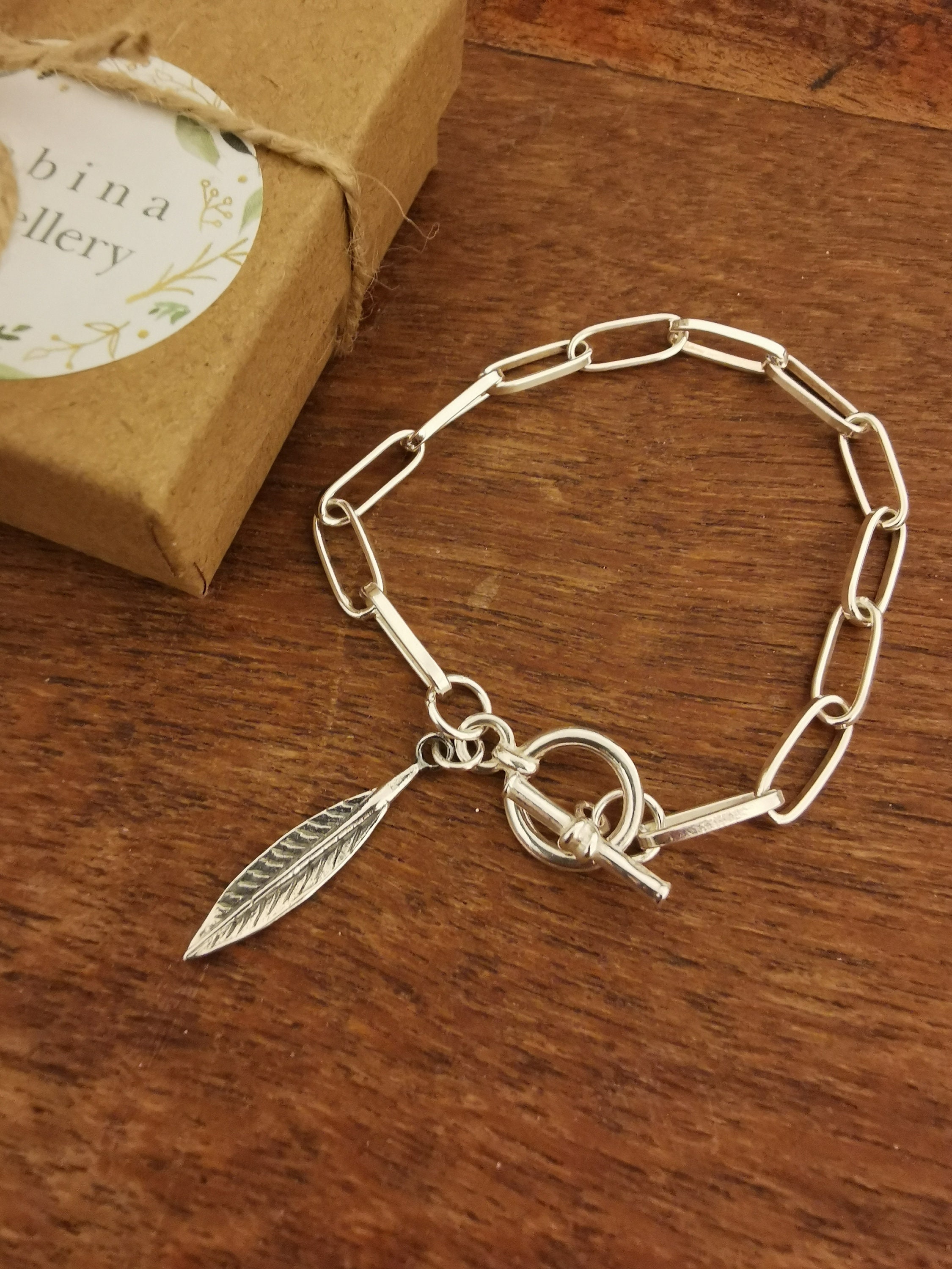 Feather Bracelet Etsy