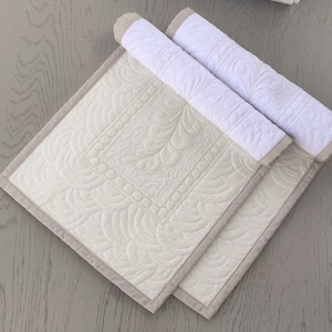 Quilted placemats Floral placemats set of 2, 4, 6, 8*
