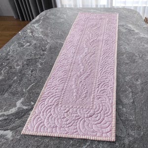 Quilted table runner  Festive Easter table runner Floral table runner