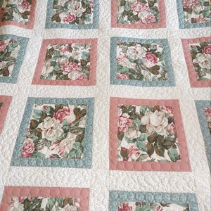 Keepsake quilt King quilt Oversize king bedspread Queen size quilt