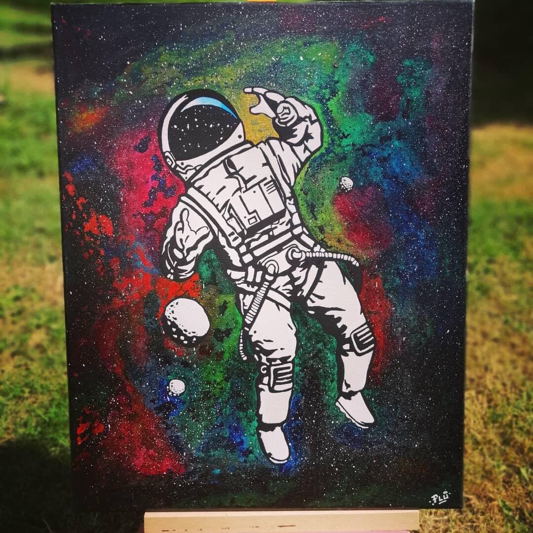 Toile Pop'art Space Program