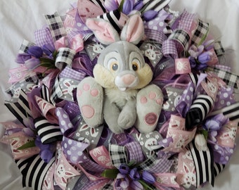 Disney Thumper Easter Deco Mesh Bunny Wreath