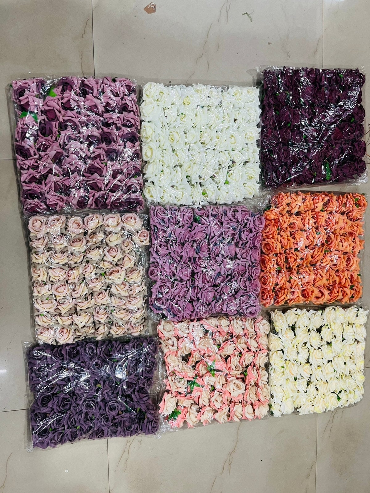 200 Artificial Flowers FREE SHIPPING Indian Wedding Decoration Etsy