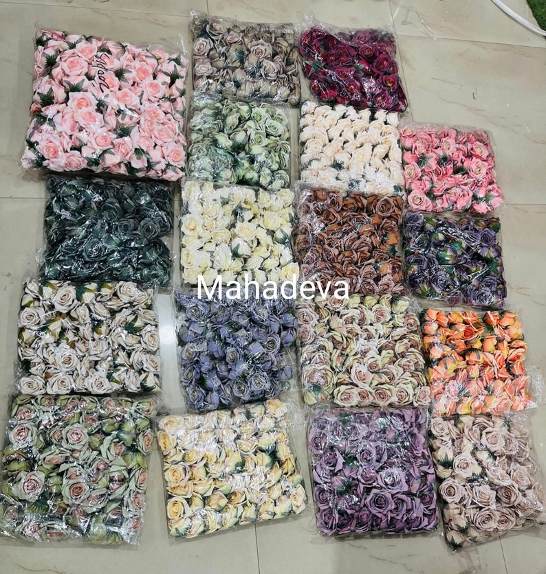 200 Artificial Flowers FREE SHIPPING Indian Wedding Decoration Etsy