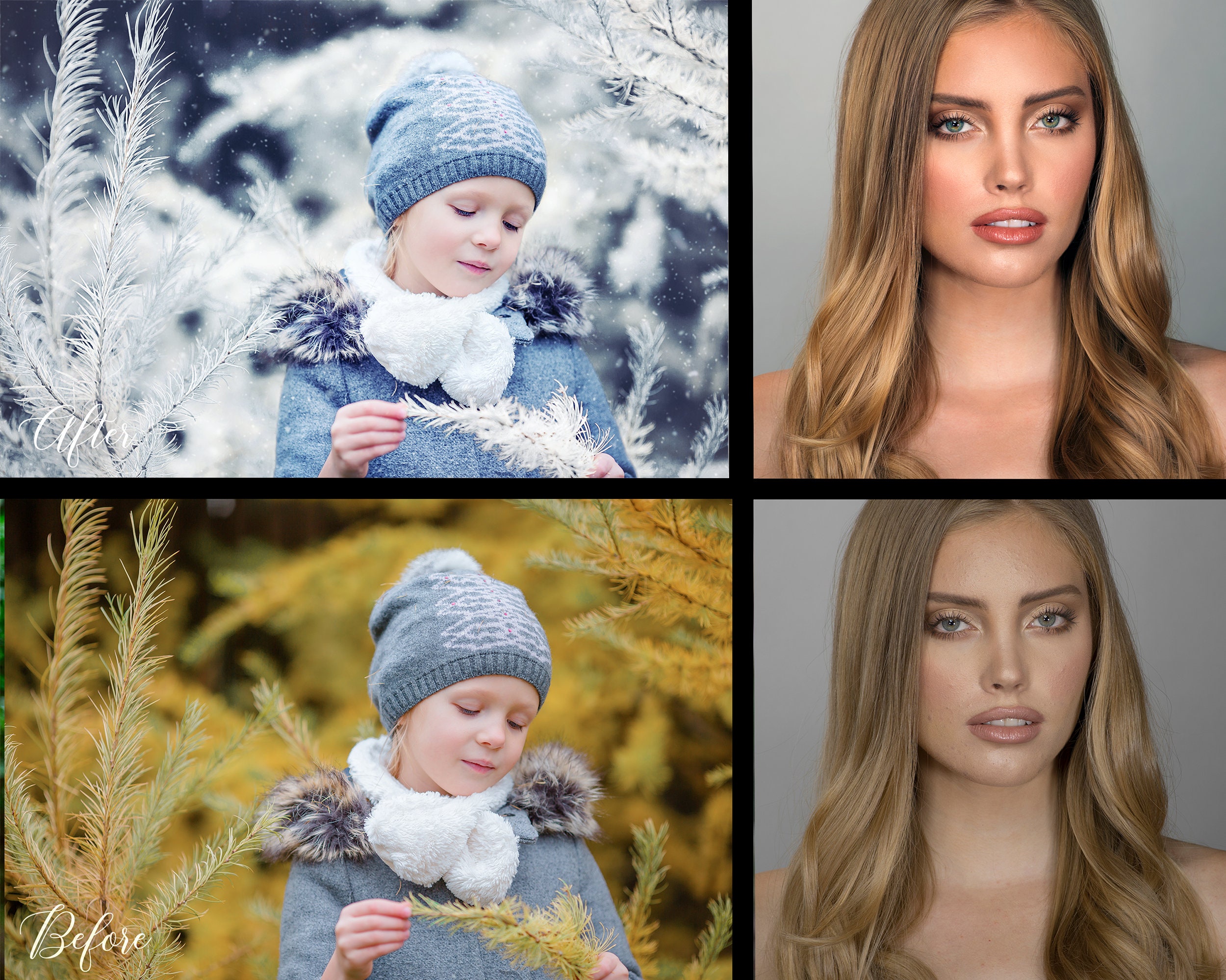 Photoshop Actions, 125 Actions Bundle, Newborn Actions, Spring Actions ...