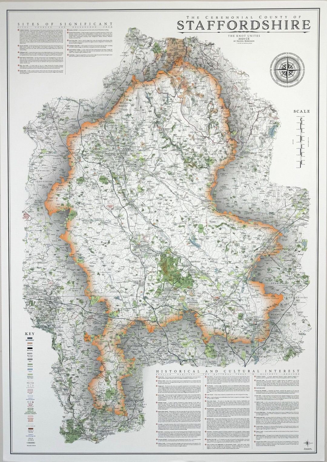 Map Vintage Wall Map Print Of Large And Il M0n5 