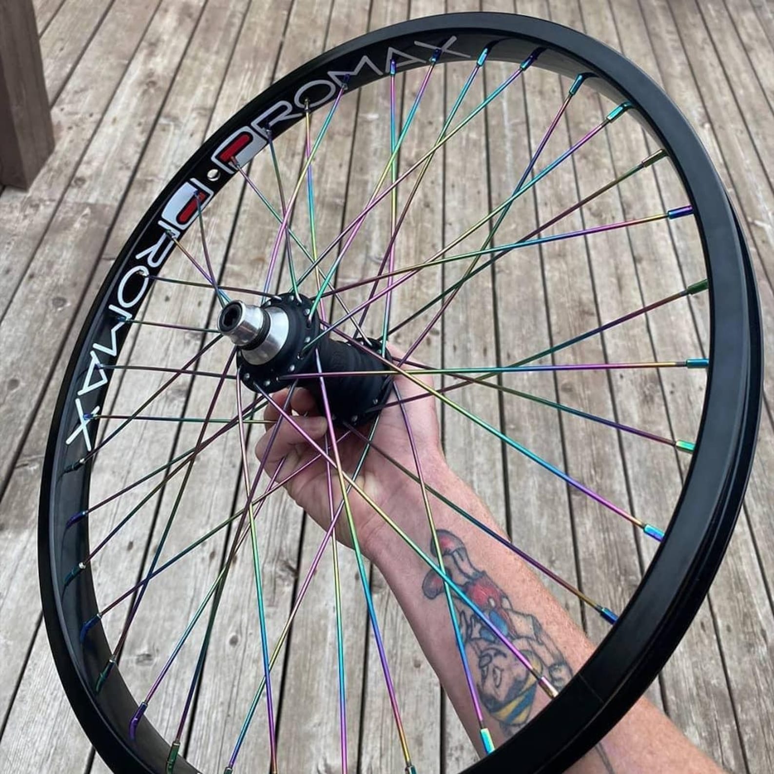 Oil slick Bike Nipples MTB parts Rider gift Bike gift Wheel Etsy