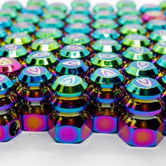 Oil Slick Tire Valve Caps 2PCS BMX MTB 