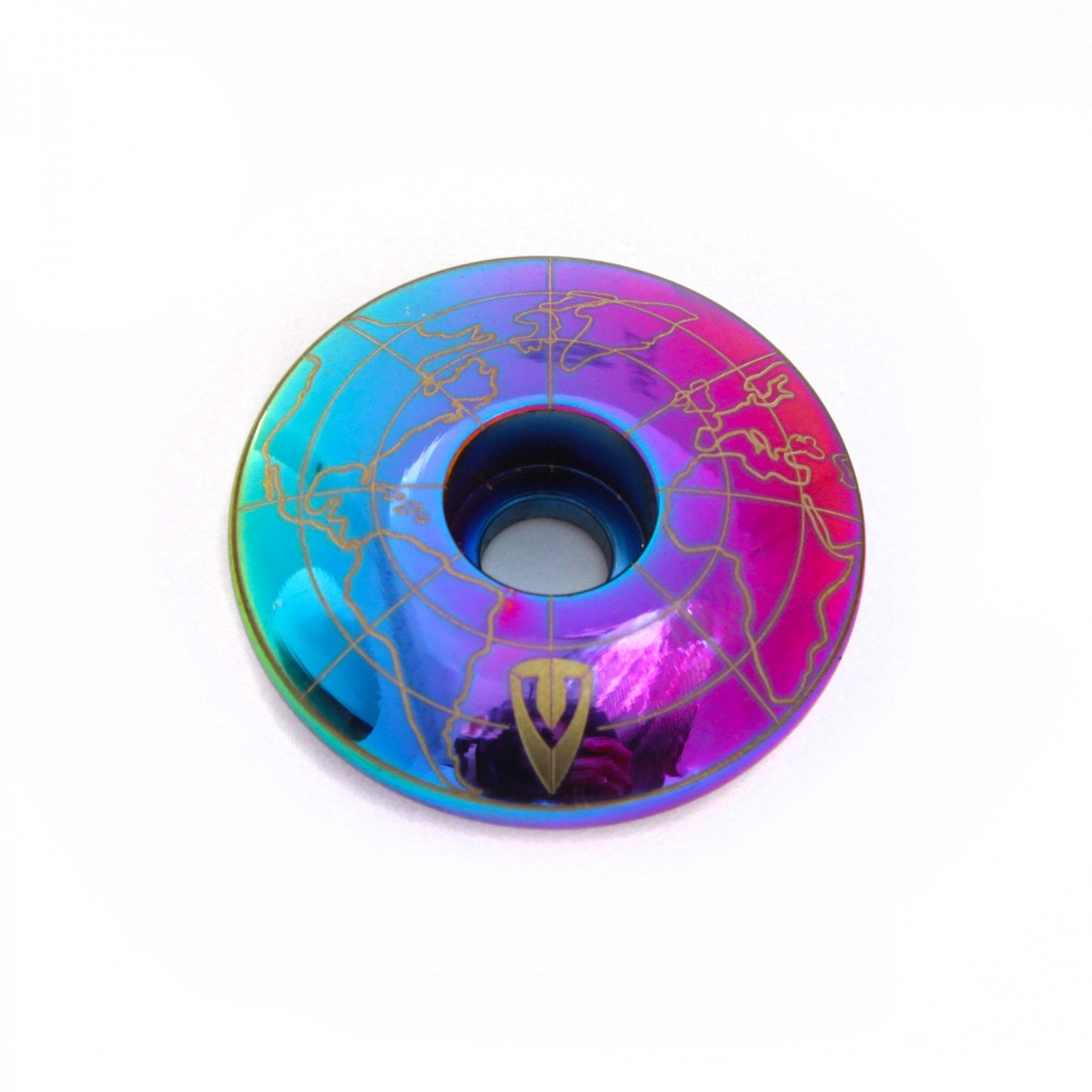 Oil slick Stem cap MTB Touring Road bikes 11/8 Headset Etsy