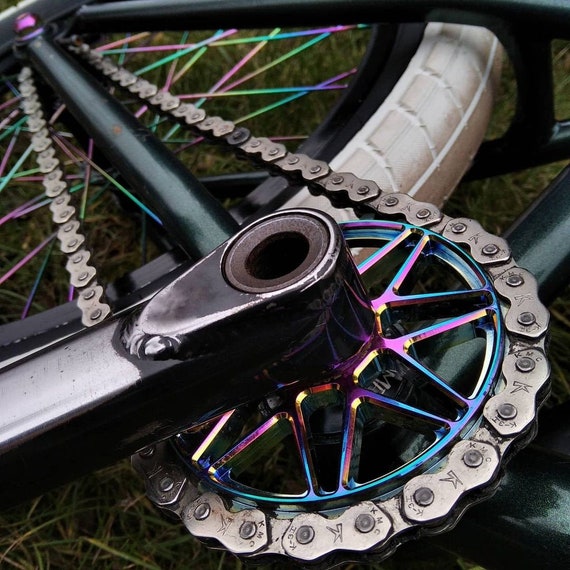 Oil slick Sprocket 25T Singlespeed cog bike parts 1X Etsy