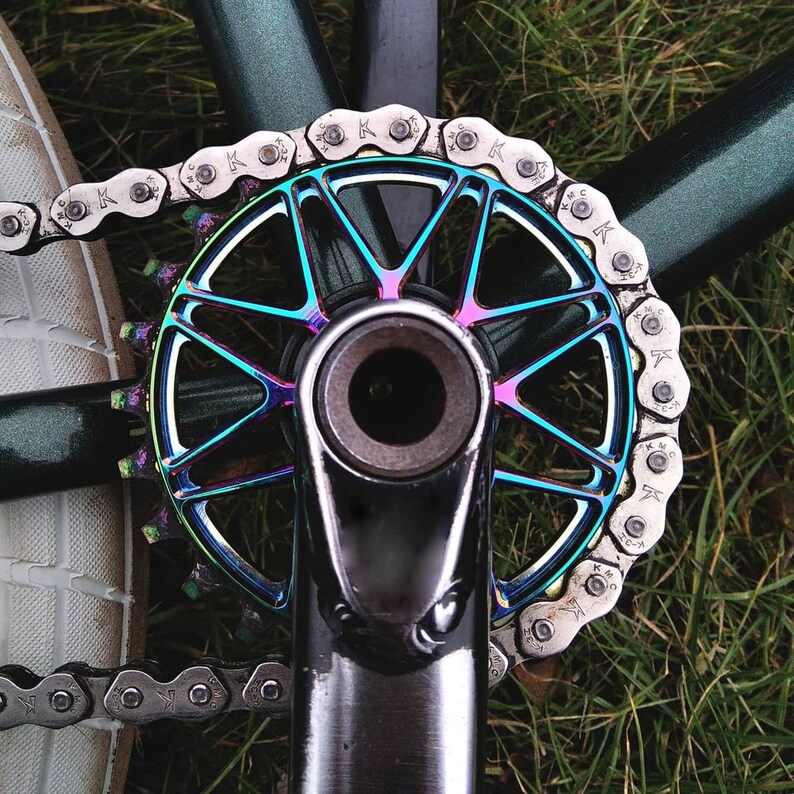Oil slick Sprocket 25T Singlespeed cog bike parts 1X Etsy