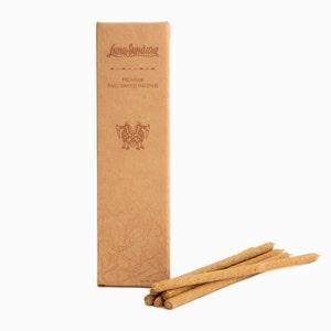 Premium Palo Santo Hand Rolled Incense Sticks from 100% Wild Peruvian Palo Santo