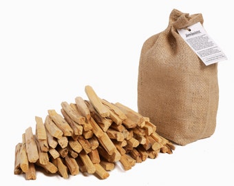 Palitos de Palo Santo cosechados de forma sostenible (cantidad a granel: 1 libra)