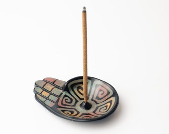 Peruvian Style Incense Holder Handmade in Chulucanas, Peru