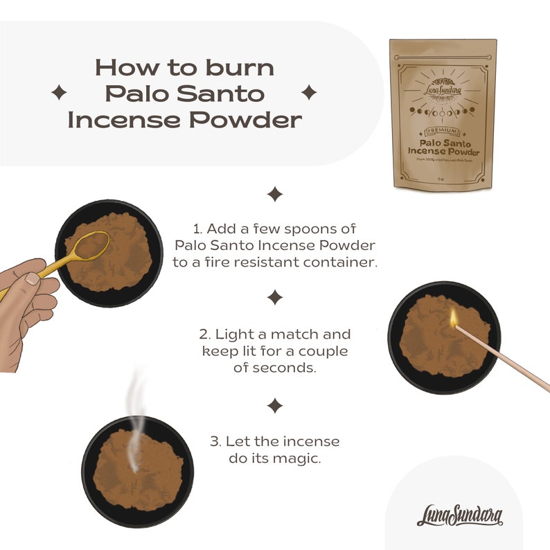 Palo Santo Incense Powder image 2