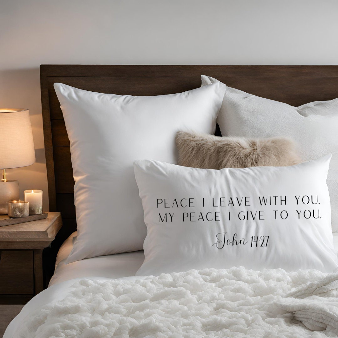 Peace I Leave With You {Cushion Cover} Peace I Leave With You {Cushion Cover}