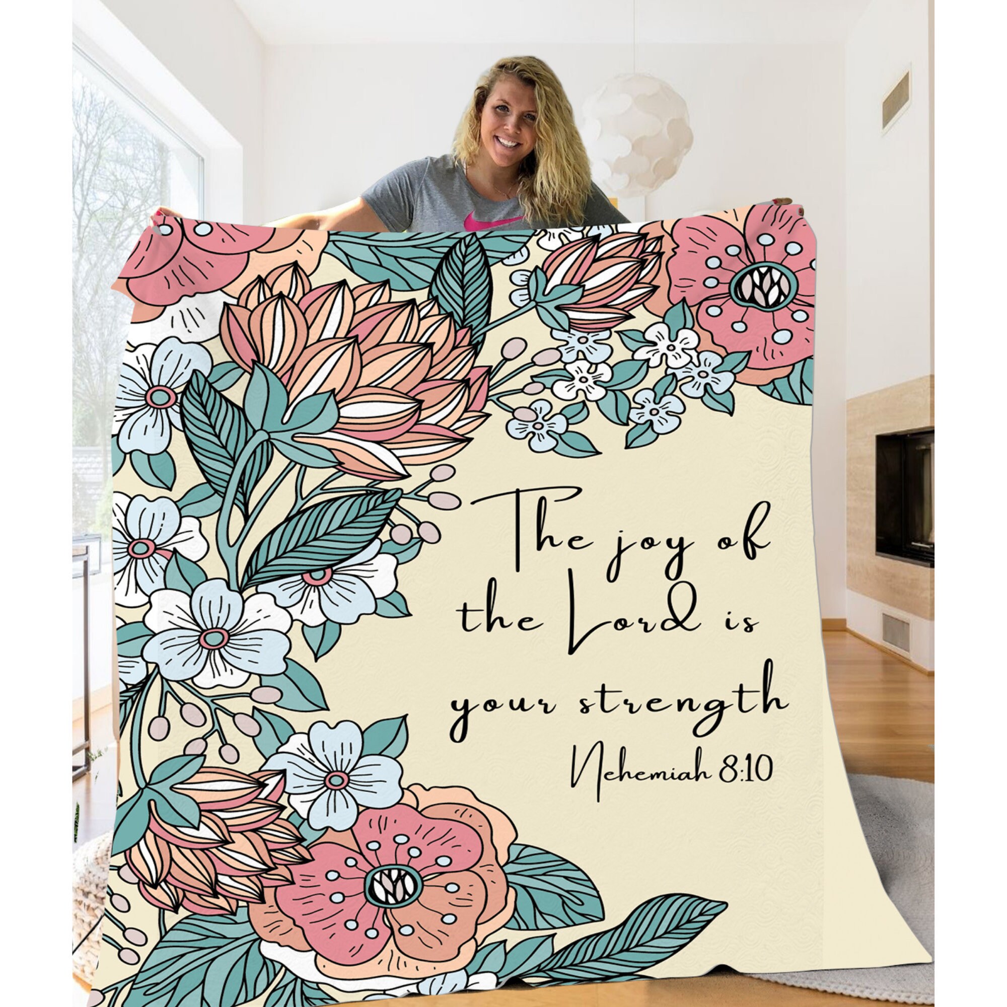 Christian Gifts For Women Cozy Blanket with Bible Verse  Etsy