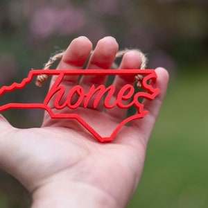 North Carolina 3D Printed Christmas Ornament