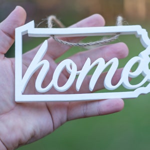 Pennsylvania 3D Printed Christmas Ornament