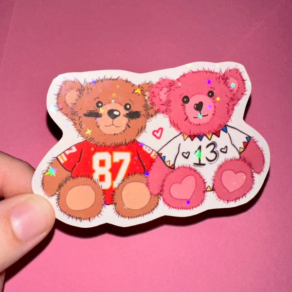 87+13 Teddy Bear sticker