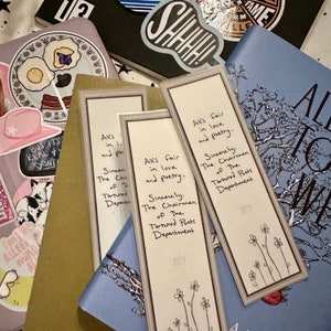 poets department bookmark