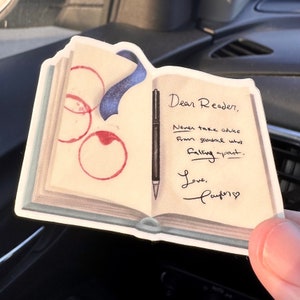 dear reader sticker