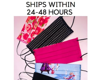 Máscaras de cara hechas a mano ? hecho en el us & %100 algodón