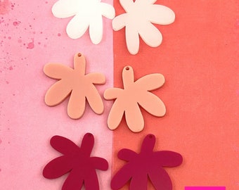 Flower Acrylic earring Blanks