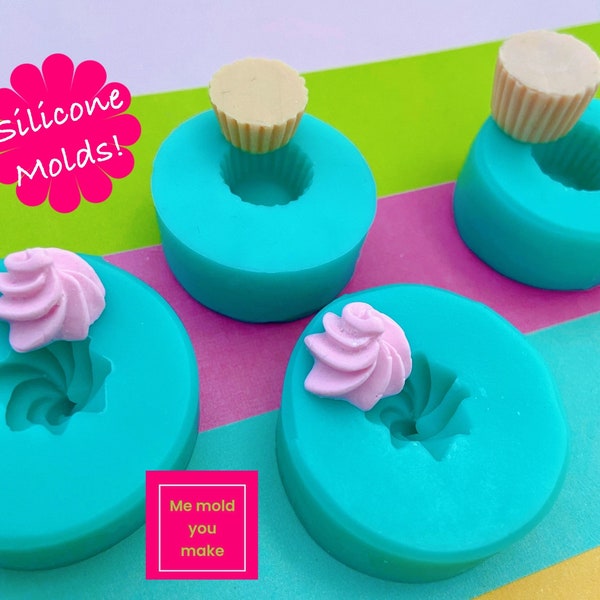 Mini cupcake base silicone mold/ mould