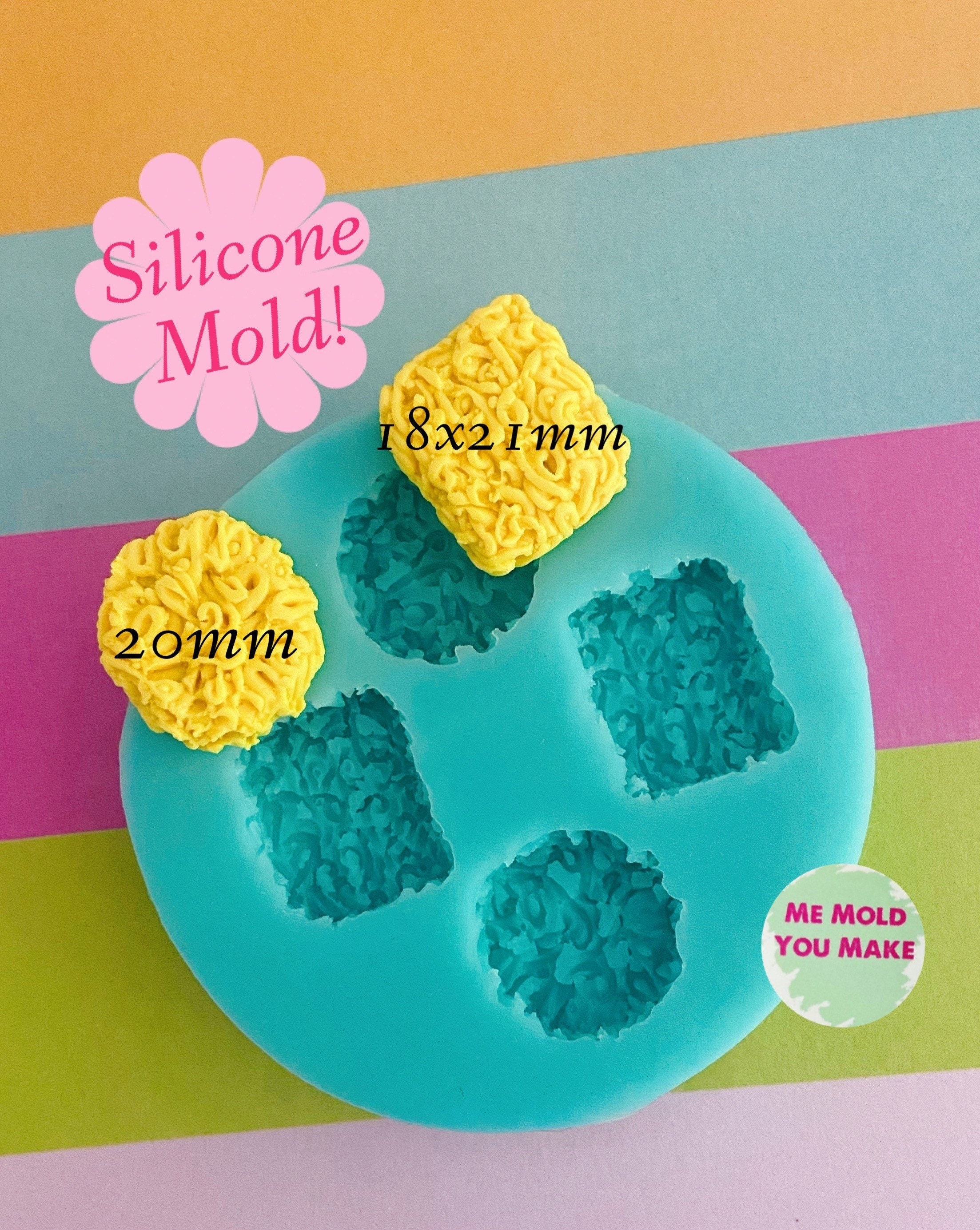Noodles shape silicone mold/mould Etsy