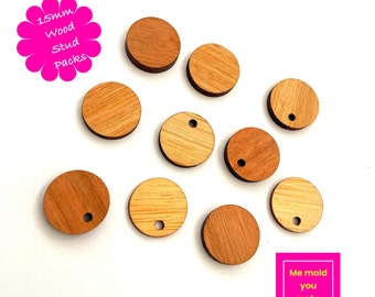 20pcs  of laser cut 15mm wood studs