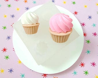 Silicone mold of mini cupcakes