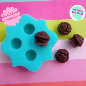 Silicone mold of muffin cake