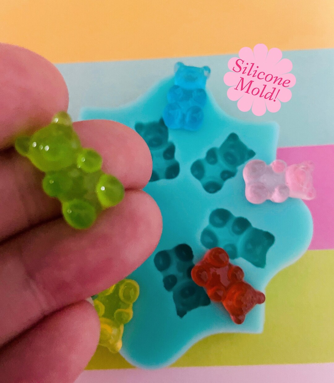 Baby Gummy Bears Silicone Mold / Mould Etsy