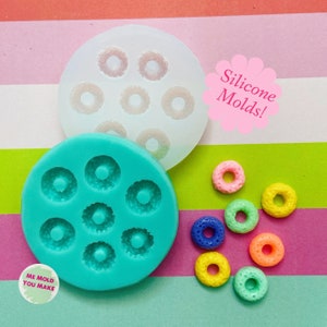 Fruit Loops Multi Cavities Loop Cereal Flexible Silicone Mold Soap Molds  Resin Molds Wax Melts Molds -  Sweden