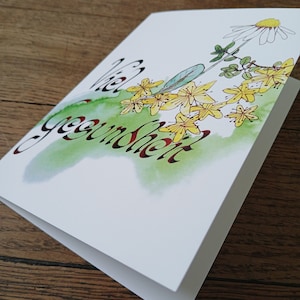 Postkarte/ Klappkarte A6 'Viel Gesundheit'