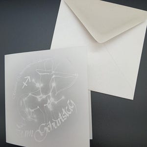 Klappkarte Sternzeichen Schütze