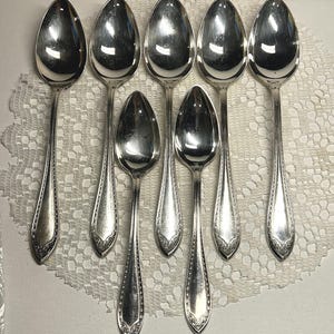 Set of 7 Community Plate Spoons