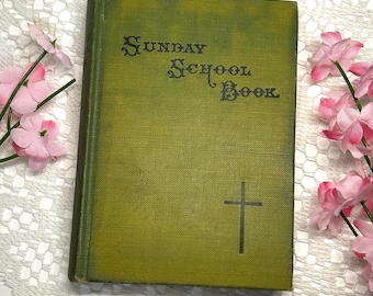 Antiek zondagsschoolboek uit 1896