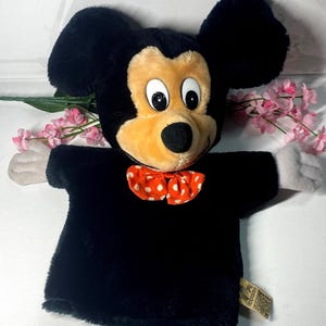 Vintage Mickey Mouse Applause Walt Disney Hand Puppet