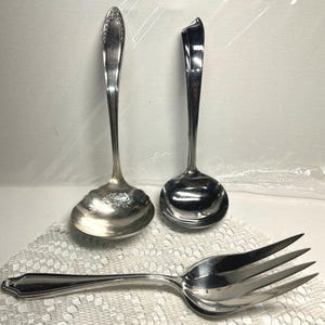 Vintage serveergerei (lot van 3)