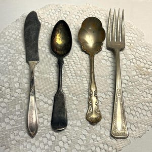 4 Pieces of Vintage Silverware