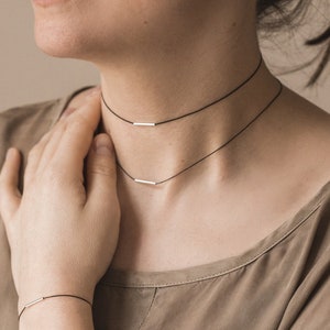 Dainty Choker,Simple Choker ITube Layering Choker I Minimalist Choker (1 piece)